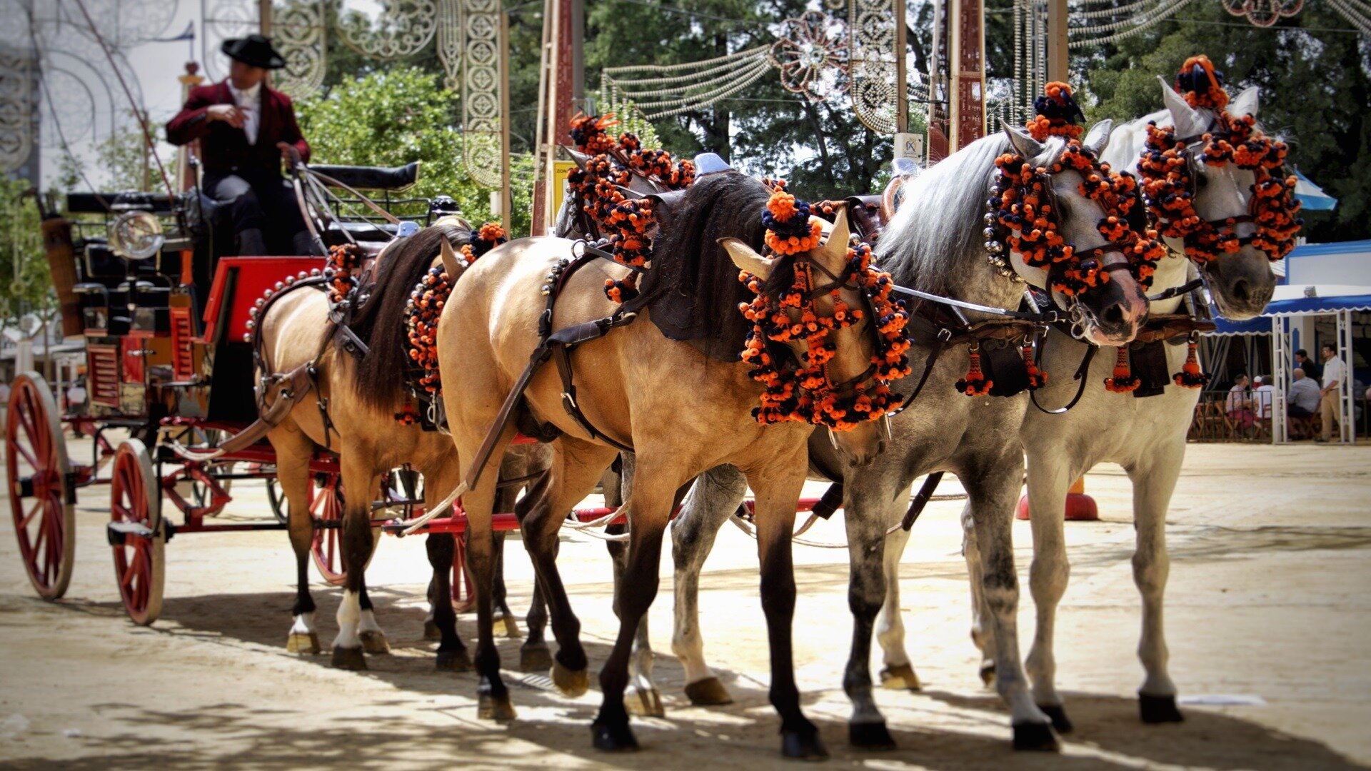 Rotarios en la Feria del Caballo de Jerez