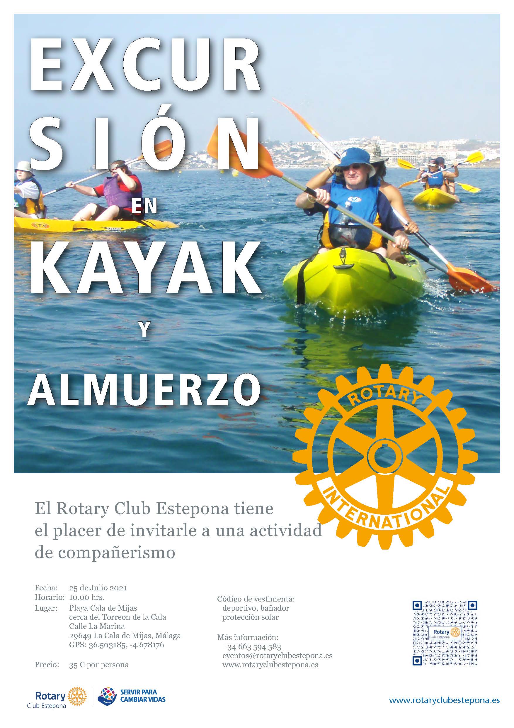Travesía en Kayak benéfica